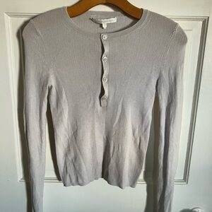 NakedCashmere 100% Cashmere Henley S Sheepskin